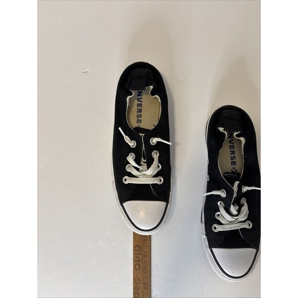 Size 7.5 - Converse Chuck Taylor All Star Low Top Black/White - Picture 14 of 14